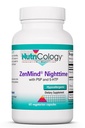 Nutricology ZenMind Nighttime 550 mg GABA, Relaxation, 60 Capsules | GABA and L-Theanine Nighttime Formula for Relaxation and Melatonin Production Support, 30 Servings