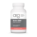 Allergie Research Group Biotin 5000 Supplement - 5000 mcg Biotine, Vitaminen voor haar, huid en nagels, Hoge dosis, Vegetarische Capsules, Hypoallergeen, Glutenvrij - 60 Tellen