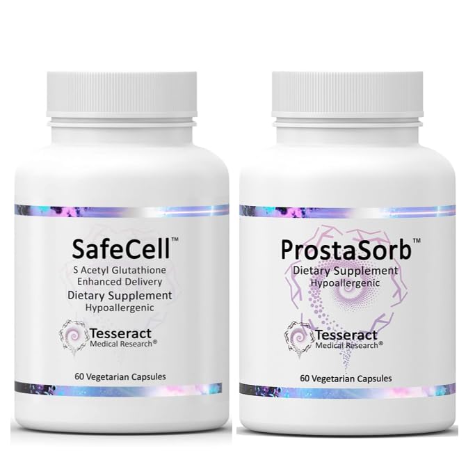Intense Antioxidant met Prostaat Ondersteuning, Neurologische Ondersteuning Supplement, 300mg, 60 Capsules pnd Prostaat Supplementen voor mannen met Saw Palmetto, Ondersteunt gezonde Prostaat Functie, 60 Capsules