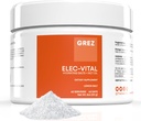 GREZ ELEC-Vital Electrolytes Poeder Geen Suiker - Hydratatiepoeder, Keto Elektrolyten Geen Suiker - Volledige minerale ondersteuning, Natrium, Kalium, Magnesium, Zink - 60 Servers