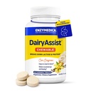 Enzymedica DairyAssist Chewable, 2-in-1 Decompensative Enzymes for Dairy, Lactose and Caseïne Digestie, Fast-Acting Formula for Gas and Bloating Relief, 60 Kauwtabletten
