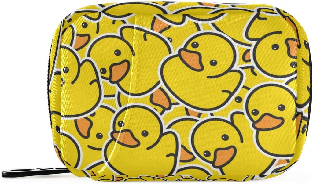 Pill Box Yellow Duck Cartoon 7 Day Pill Case Travel Pill Organizer Bag met Zipper draagbare Wekelijkse Vitamine Medicine supplement houder Pouch Bag