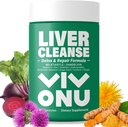 VivoNu Milk Thistle Silymarin & Dandelion Root Liver Health Support, Antioxidant Support, Detox (60 capsules/1 fles)
