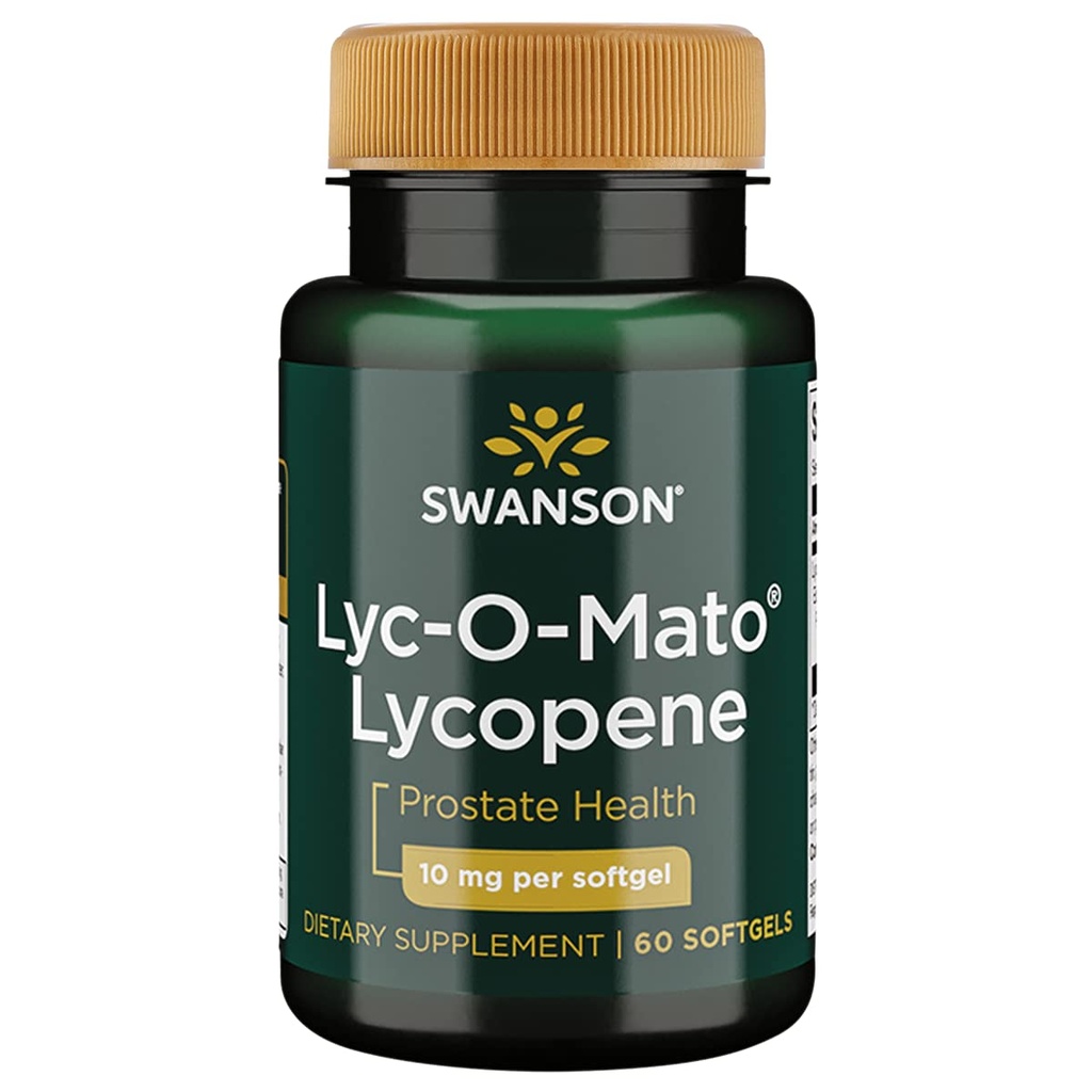Swanson Lyc-O-Mato Lycopeen 10 Milligrammen 60 Sgels