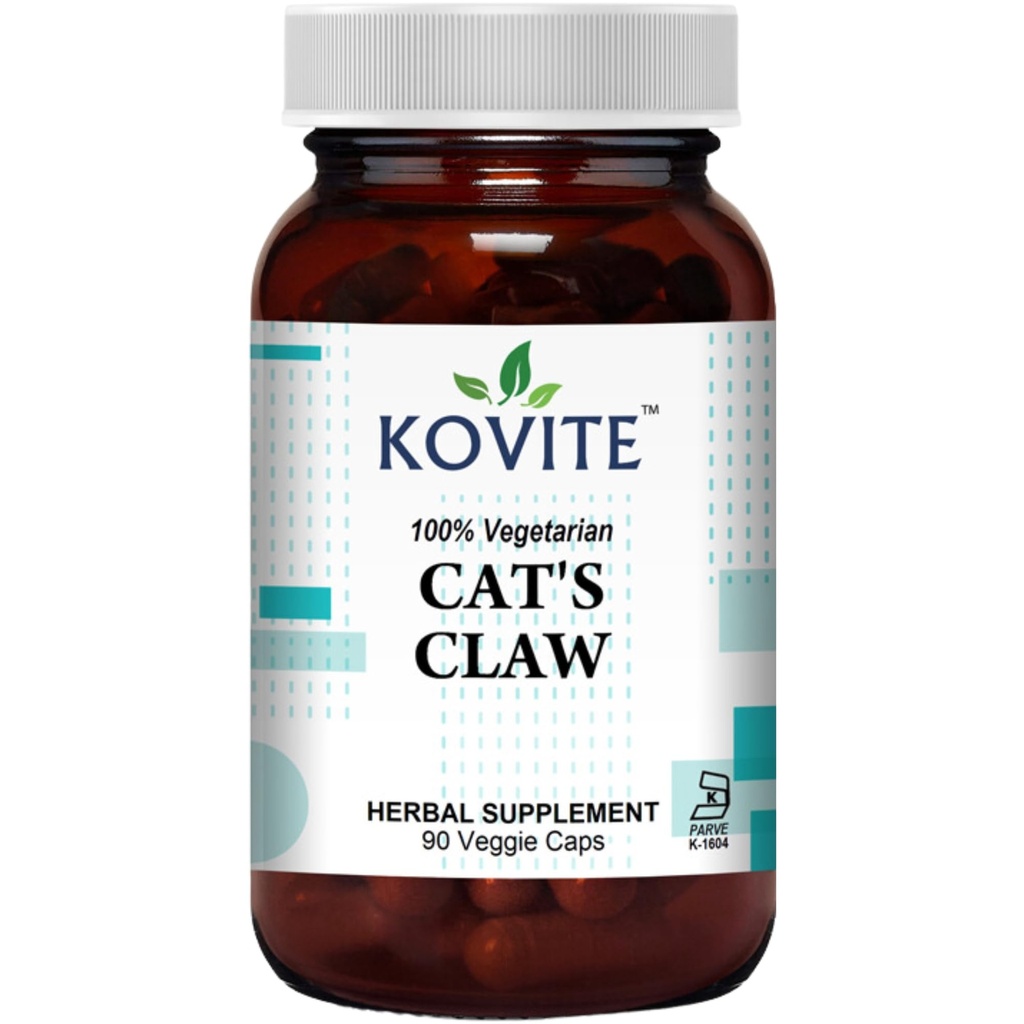 Cat's Claw herbal supplement kosher Capsules - Natural Dietary Supplement with 500mg Peruvian Uncaria Tomentosa Herb