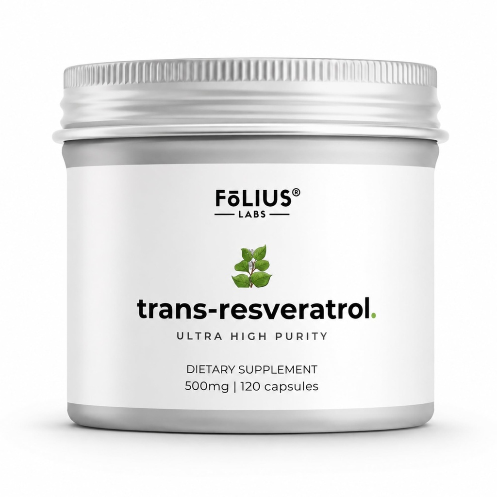 Ultra High Purity Resveratrol Capsules - 99% Trans-Resveratrol - Japanse Knotweed Extract - Ondersteuning Immuniteit, Ondersteuning Gezonde Veroudering - 120 Caps Reservatrol Supplement
