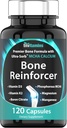 Botversterker (120 capsules) MCHA Calcium Supplement met Vitamine D3, Magnesium, Vitamine K2, Boron Citraat, Fosfor MCHA, & & & ›› Krachtige Bone Supplement voor vrouwen en mannen