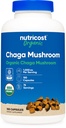 Nutricost Organic Chaga Mushroom (1000mg) 150 Capsules, Gluten Free | CCOF Certified, Made with Organic Chaga Mushroom, Vegetarian, 500mg Per Capsule, 75 Servings