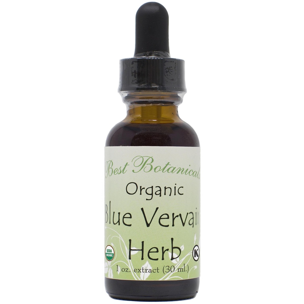 Best Botanicals Organic Blue Vervain Herb Extract 1 oz.