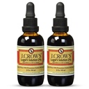 J.CROW'S® Lugol's Solution of Iodine 2% 2 oz (2 fles)