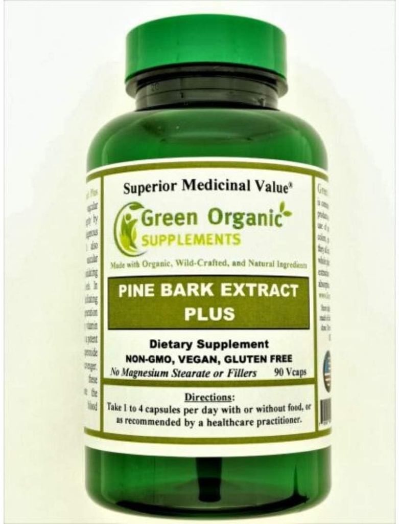 Green Organic Supplements Pine Bark, Pycgnonol (pakket van 1)