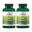 Swanson Milk Thistle (Standardized) - Herbal Liver Support Supplement w/ 80% Silymarin - Natural Formula Helping to Maintain Overall Health & Wellbeing - (120 Capsules) (2 Pack)