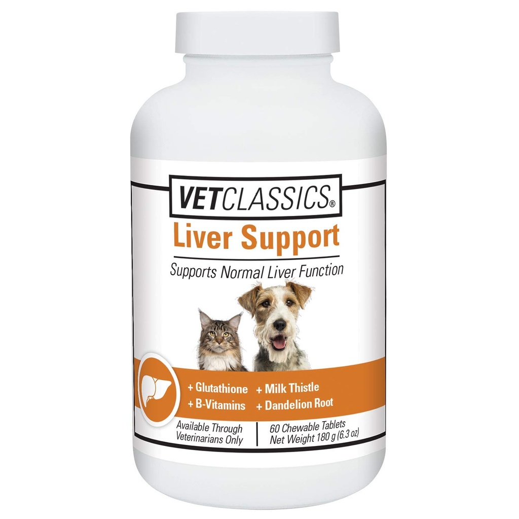 Vet Classics Leverondersteuning Huisdier Gezondheid Supplement voor honden, Katten 