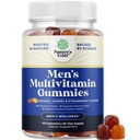 Natures Craft Daily Mens Multivitamins Gummies - Mens Gummy Multivitamins with Zinc and Biotin Immune Support Gummies - Potent Vitamins for Energy and Immunity Non-GMO Gluten Free Halal 90 Count