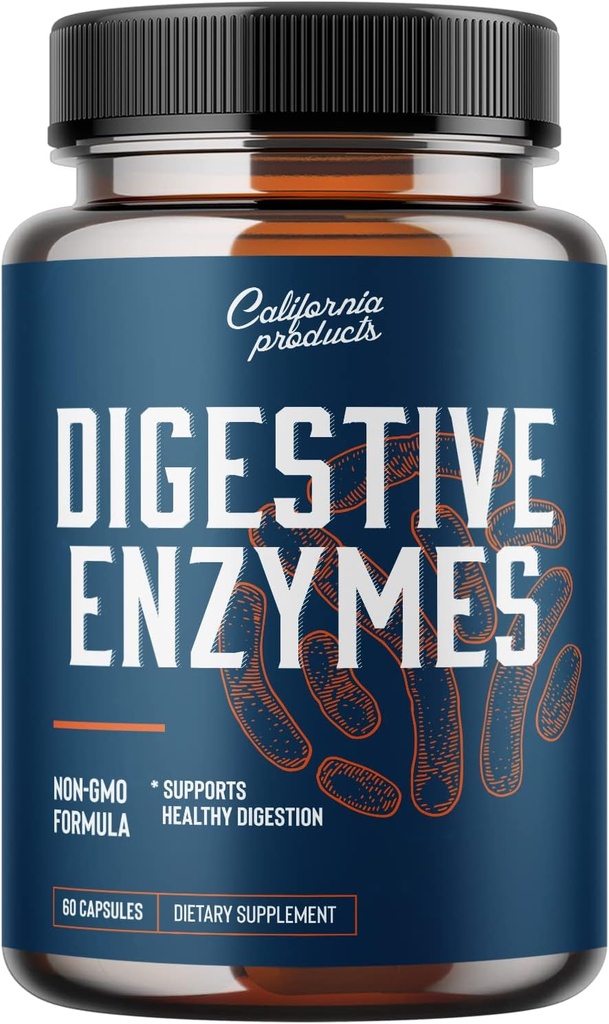 Digestieve Enzyme Supplementen voor Gut Health - Pancrean Digestieve Enzymen voor Digestie Gestoorde Maag Relief en Leaky Gut Repair - Pure Enzymes Digestie Supplement Vrouwen en Mannen