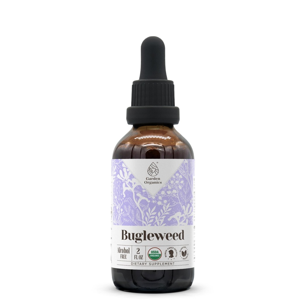 Bugleweed USDA Organic Alcohol-Free Extract | Dietary Supplement, High-Potency Tincture, Respiratory System | Natural Certified Organic Bugleweed (Ze LAN, Lycopus Virginicus) Dried Herb 2 oz