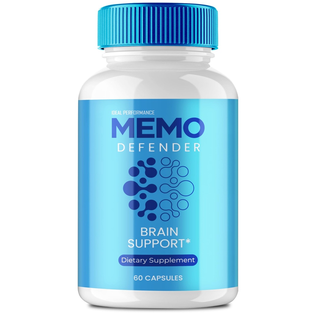 Memo Defender Brain and Memory Support Capsules, Memo Defender for Memory Supplement Pills, Advanced Formula Nootropic Pills for Brain Health Support, MemoDefender Health Blend Reviews (60 Capsules)