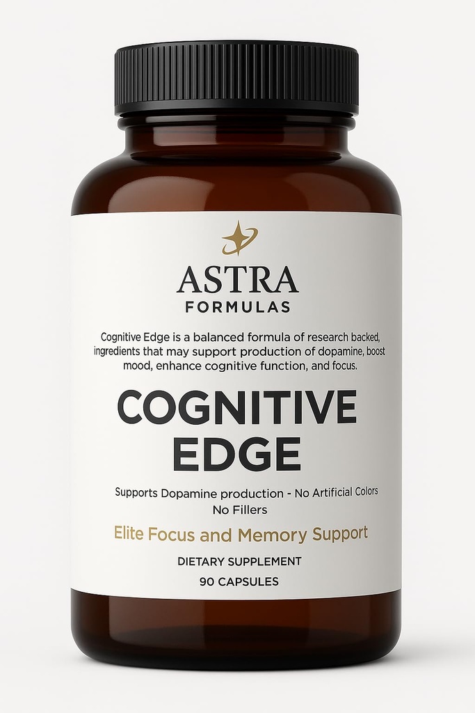 Cognitive Edge Supplement to Support Motivation, Memory, and fous. Enhance Dopamine & Improve cognition.