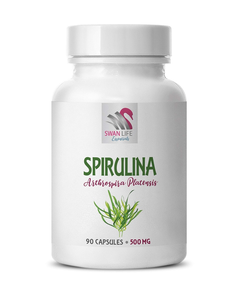 chlorella powder organic - spirulina chlorella powder - SPIRUILINA 500MG - spirulina chlorella, spirulina powder, spirulina 500mg capsules, chlorella spirulina tablets, spirulina tablets - 1 bottle