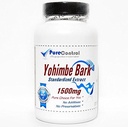Yohimbe Bark Standaard Extract 1500mg //200 Capsules // Pure // by PureControl Supplements