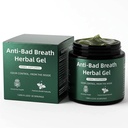 Anti-Bad Breath Herbal Gel Supplement, Internal Freshening Formula with Parsley, Green Tea, Lemon Balm, Clove Bud Oil, Peppermint Oil & Chlorophyllin, Natural Mint Flavor (1PCS)