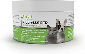 TOMLYN Pill-Masker Original Bacon-gearomatiseerde pasta voor honden en katten, 4oz