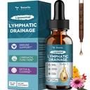 Liposomale Lymfatische Drainage Drops - 11 in 1 Biologische Lymfatische Drainage Supplement met Burdock Root, Echinacea, Vlierbes, Calendula, Clears Herb, Dandelion ondersteunt Lymfatische Gezondheid 2 FL.OZ