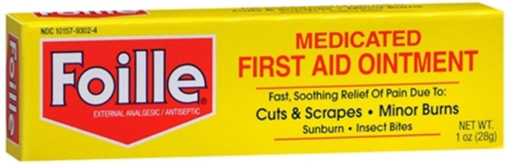Foille Medicated First-Aid Ointment, 1 oz Tube