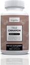 True Cinnamon Supplement, Sri Lanka Biologische Ceylon Cinnamon Capsules, True Cinnamon Verum Bark, Sugar-Free - 60 Veggie Capsules