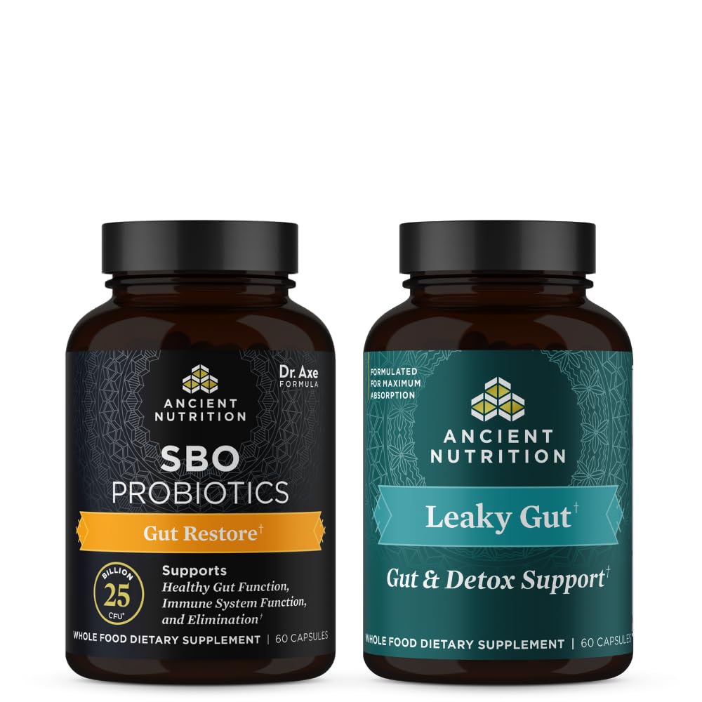 Alimentation ancienne SBO Gut Restore Probiotics Capsules, 60 Nombre + Gut Capsules, 60 Nombre