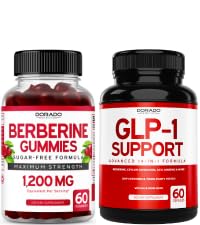 Berberine Gummies with Ceylon Cinnamon (60 Gummies) Premium Sugar-Free Berberine Ceylon Cinnamon Supplement and GLP-1 Supplement (60 Count) Ondersteuning Gut Health & Metabolisme - Niet GGO & USA Made
