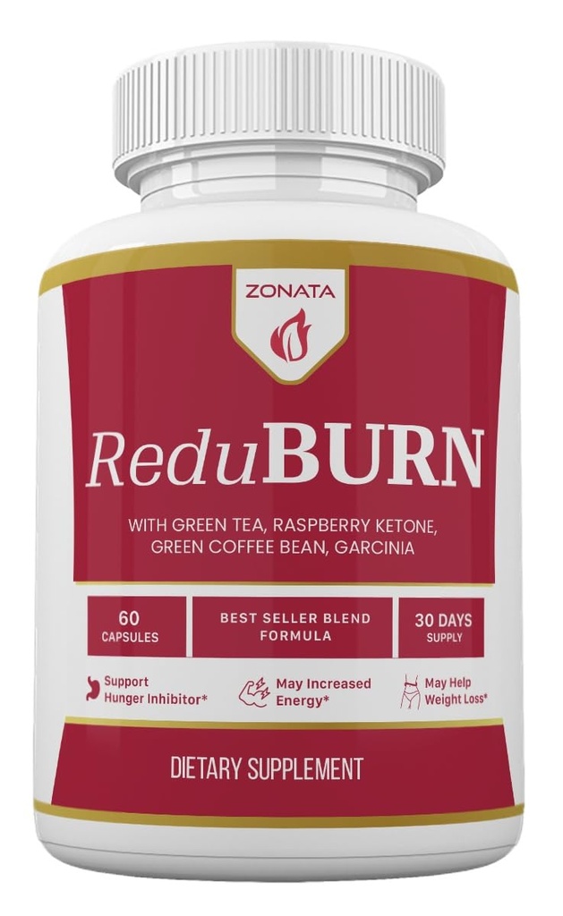 (Single Pack) Redu Burn Weight Advanced Formula - ReduBurn Weight Dietary Supplement (60 Capsules)