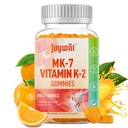 Vitamine K2 MK-7 Gummies 100mcg, extra sterkte K2 vitaminesupplement voor bot & He-Art ondersteuning, Kauwbare natuurlijke oranje smaak, niet GGO, Veganistan, 60 Gummies