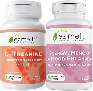 EZ Melts Essential Mood Bundle, sans sucre, 1-2 mois d'approvisionnement