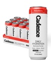 Cadence Electrolyte Drink Cans Melonberry - Case (355ml x 12) - US | Science-Backed Hydration | Zero Sugar, Zero Caffeine | Sodium, Potassium & Magnesium for Performance & Recovery