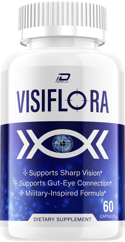 Visiflora Visual Support Supplement - Visi Flora Advanced Formula for Healthy Vision - 60 Capsules