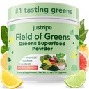 Veld van groen Superfood Poeder met Organische Spirulina, Chlorella, Beetwortelpoeder - Bacillus Coagulans Probiotic, A Plant-Based Mix Ondersteuning Gut Health, Immunity, Bloom into Health, 28 Scops (1)