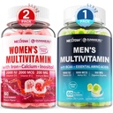 Mens Multivitamin Gummies 60 Count + Womens Multivitamin Gummies 120 Count