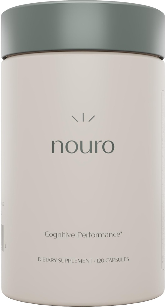 Nouro Tonum Cognitive Support Supplement with Alpha GPC, 120 Caps | Paraxanthine, Alpha GPC, Berberine, Milk Thistle, Taurine, Lipoic Acid, Niacin, 30 Day Supply, No Synthetic Stimulants