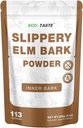 ECO-TASTE Slippery Elm Powder for Gut-Health, Pure Inner Slippery Bark Powder 2000mg per Serving, Vegetarisch - 226 Gram