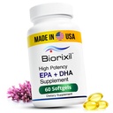 Vegan Omega 3 Supplement High Potency EPA DHA Omega 3 Supplement van Algenolie Eenvoudig doorslikken Kleine Zachte Gel Capsules.