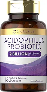 Carlyle Acidophilus Probiotic for Women & Men's Digestive Health 2 Miljard CFU 