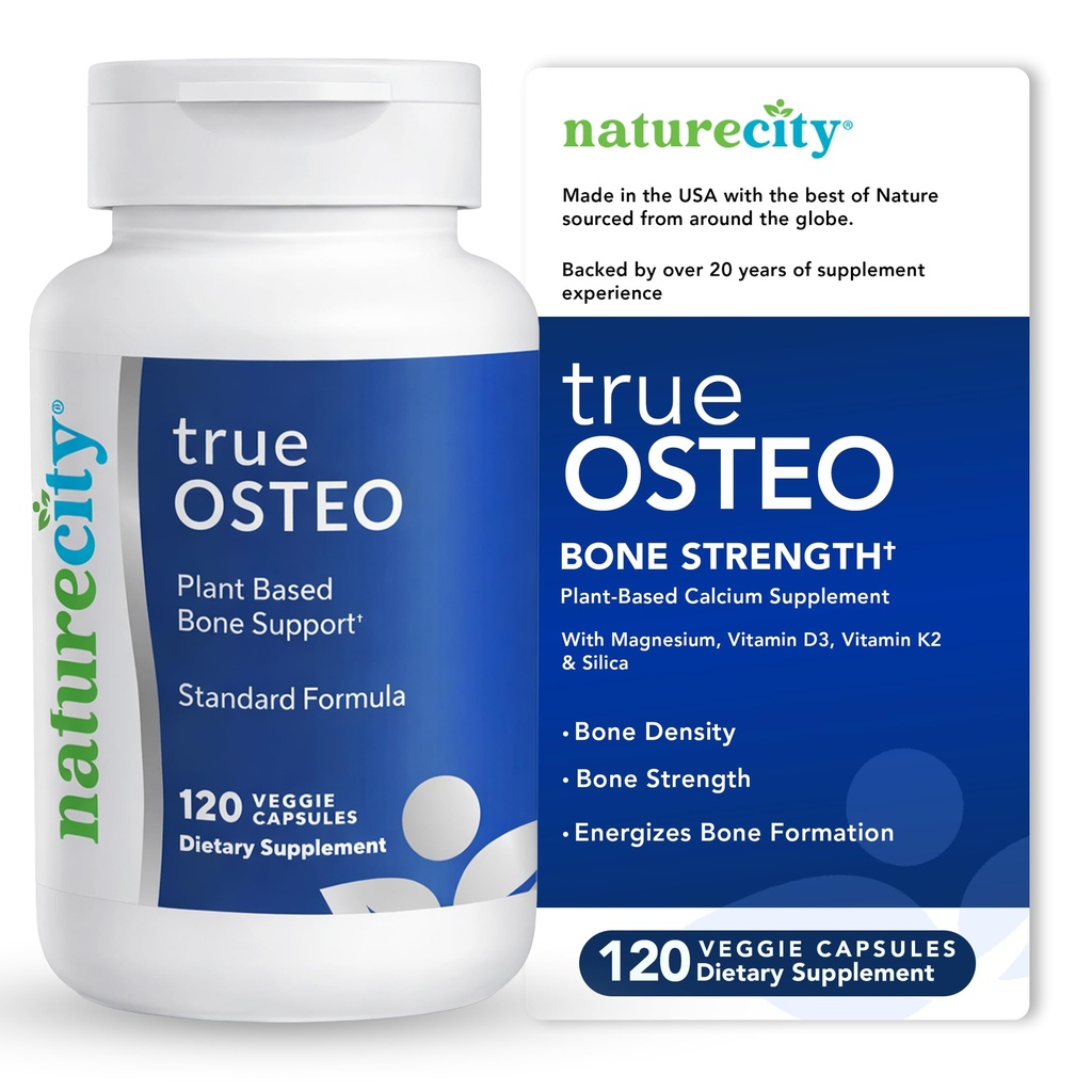 NatureCity True-Osteo Plant-Based Supplement voor botsterkte 