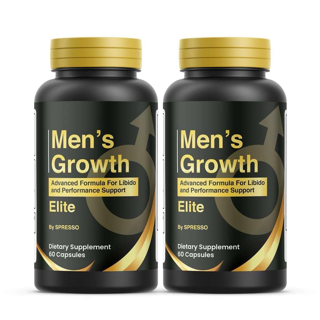 (2 Pack) Mens Growth Supplement Pills for Daily Wellness (120 Capsules)