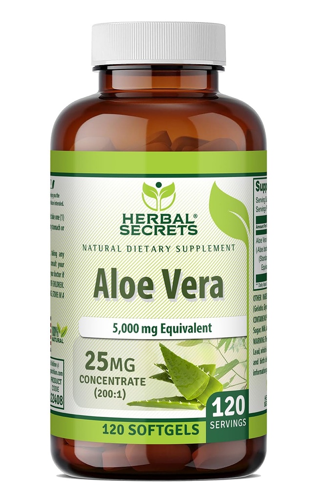 Kruidengeheimen Aloë Vera 25 Mg Concentraat 200:1 