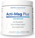 Biotics Research Acti-Mag PlusTM Highly Bio available Powdered 400mg Magnesium Formula, 5g / Serving, Optimaliseert stressrespons, bevordert ontspanning, gezonde energieniveaus, spiercomfort 7 Oz