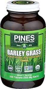 Pijnbomen Biologische Gerst Gras, 500 Tel tabletten