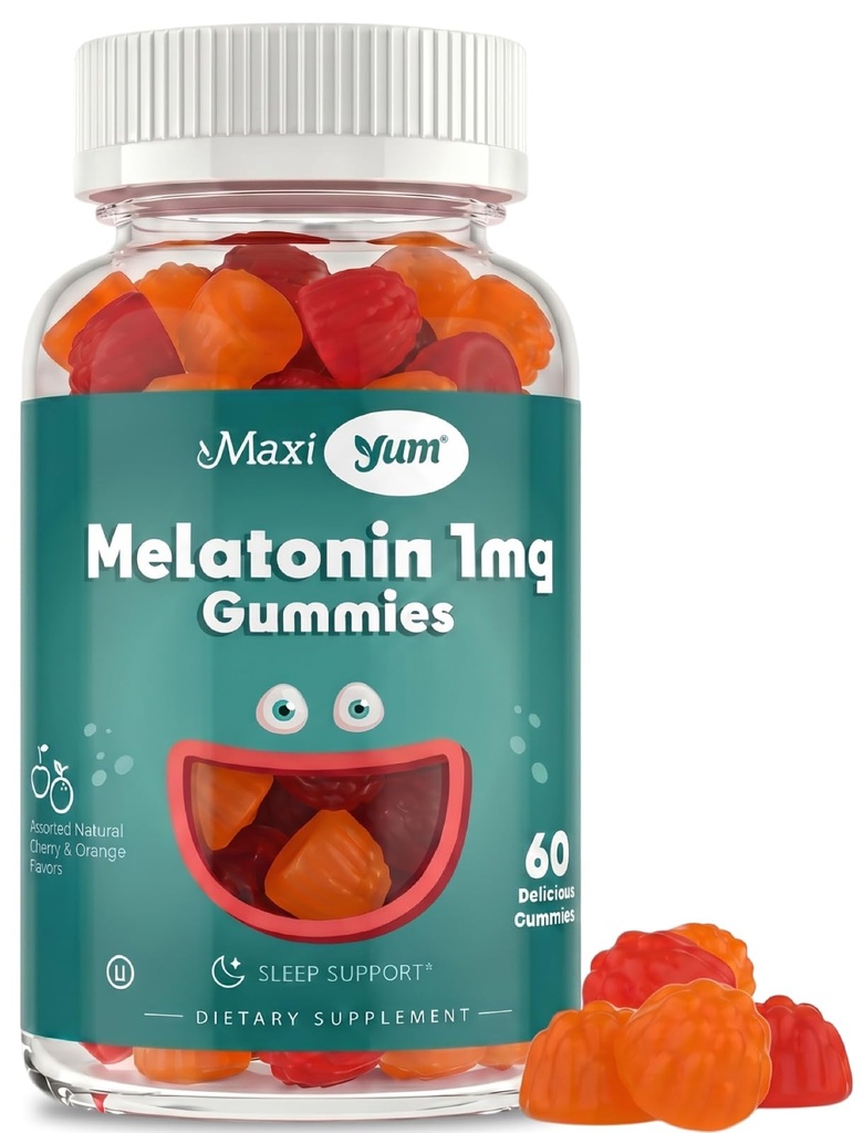 Maxi Health 1mg Melatonine Gummies 