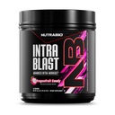 NutraBio intra Blast Bcaa poudre amino supplément, électrolyte et mélange d'hydratation, intra, préentraînement et récupération musculaire, 20g Eaa Amino acides poudre, 5g Glutamine- Dragonfruit Candy, 30 Servir