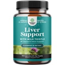 Natures Craft Liver Cleanse Detox & Repair 120 Capsules - supplément de chardon de soutien du foie à base de plantes - supplément de chardon de lait silymarin avec racine de dandelion, Choline, betterave et extrait d'artichaut